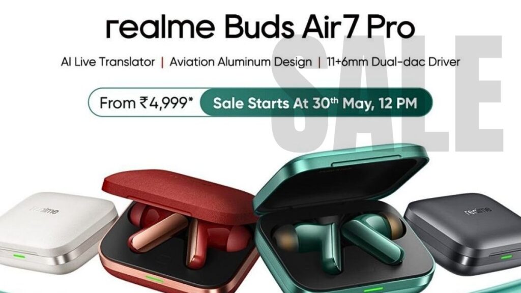 realme buds air 7 pro full specifications & sale