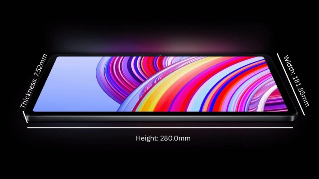 Redmi Pad Pro 5G Dimensions